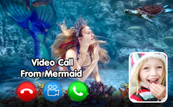Fake call from mermaid game wi