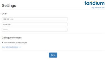 Taridium comms clicker