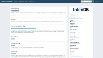 Image 0 for InfiniDB