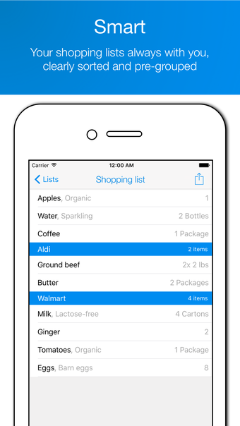 pon - Smart Shopping List