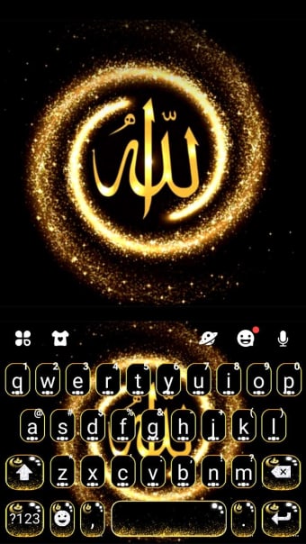 Golden Allah Keyboard Theme