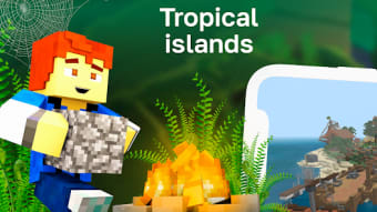 Tropical Island Survival Map
