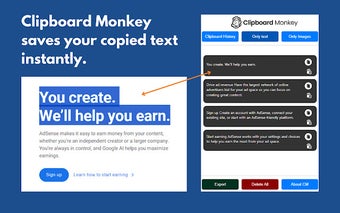 Clipboard Monkey - Easy Clipboard Monitor and Manager