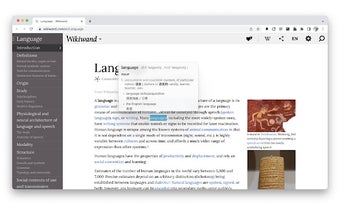 Dictionarie - Dictionary in a pop-up