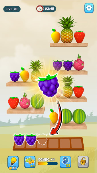 Fruit Sort - Color Sort Puzzle