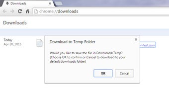 Download to Temp Folder