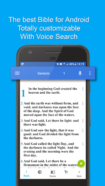 The Holy Bible Offline, Text, Image, Audio Share