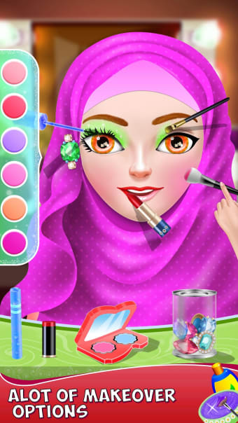 Girly Hijab Makeup Salon