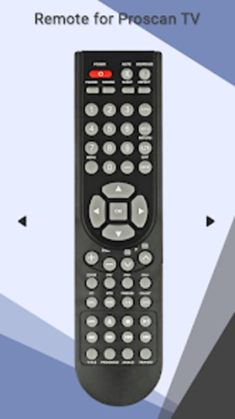 Remote for Proscan TV