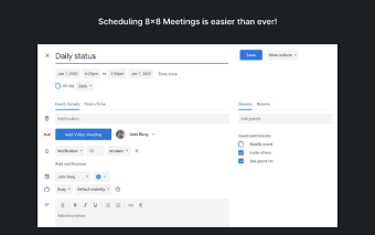 8x8 Work Meetings for Google Chrome