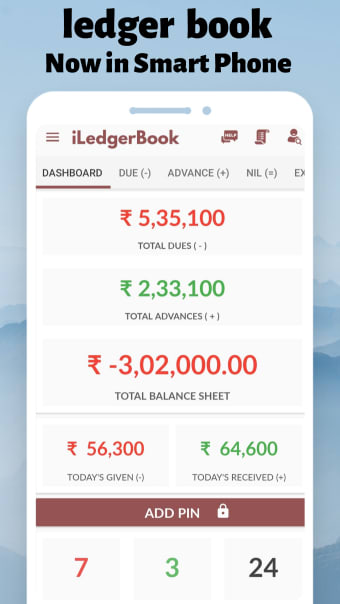Ledger Book to Manage Credit  Expense  Income