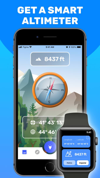 Altimeter : Compass and GPS