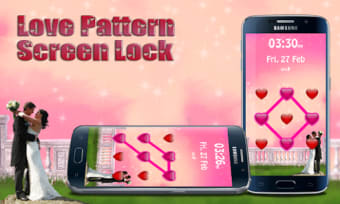 Love Pattern Screen Lock Theme