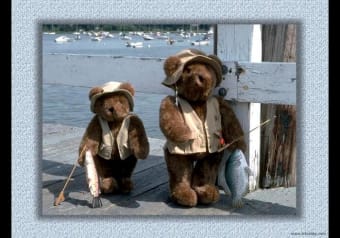 Teddy Bears At Play Screen Saver