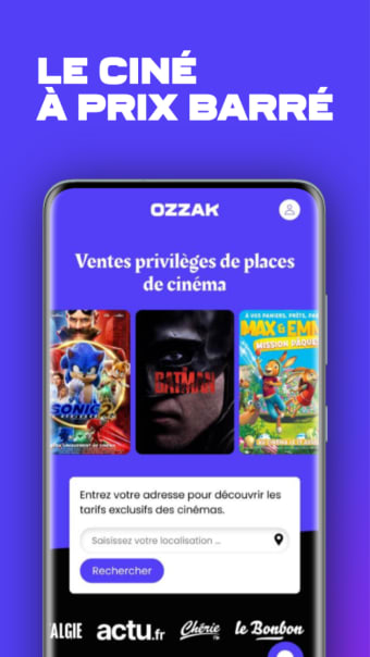 OZZAK - Cinéma ventes privées