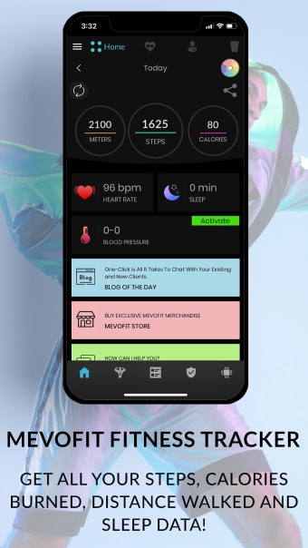 MevoFit Fitness Tracker - For Walking and Jogging