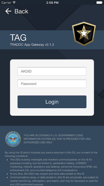 TRADOC App Gateway
