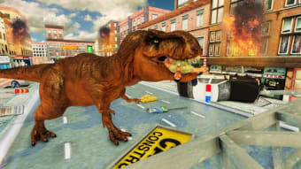 Dinosaur City Attack: Hungry Dino Simulator