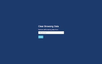 Clear Browsing Data