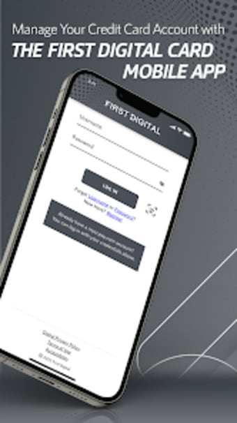 First Digital Card Mobile App