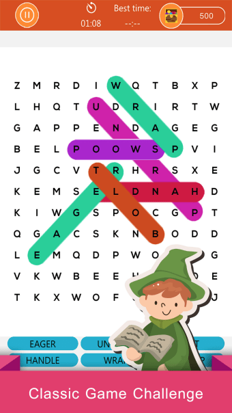 Wizard Challenge Word Search for Harry Potter