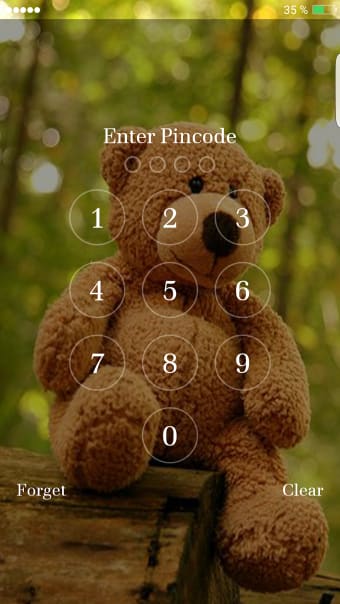 Teddy Bear Pin Lock Screen - Teddy Bear Wallpaper