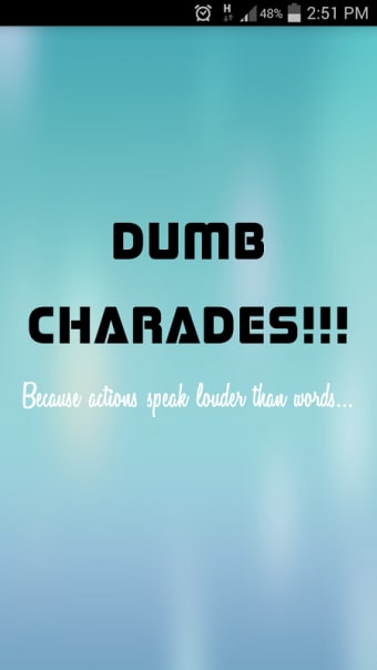Dumb Charades!!!