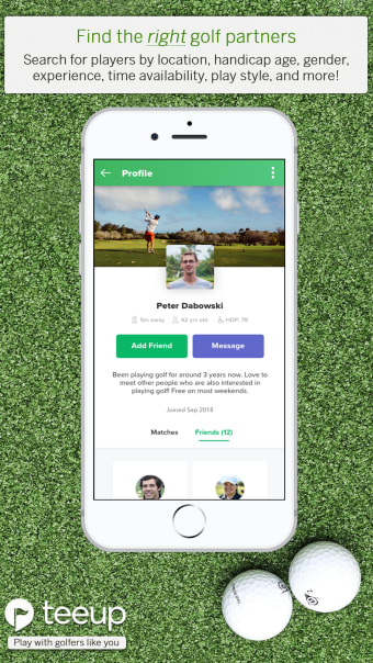 Tee Up - Find Golf Partners