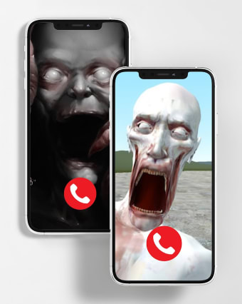 zombie horor fake video call