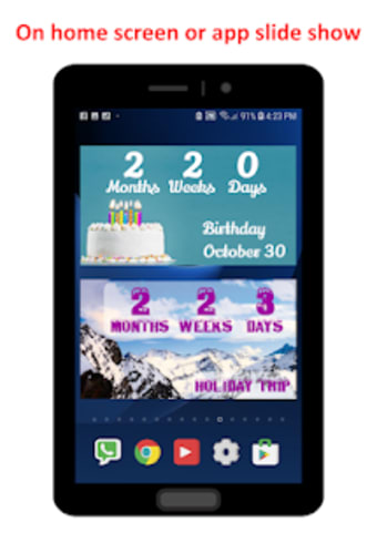 100 Countdowns - Widgets  App Counters