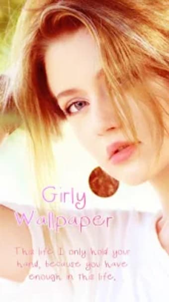 Girly Wallpaper Font for FlipF