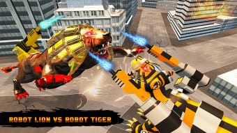 Robot Lion Vs Tiger Robot