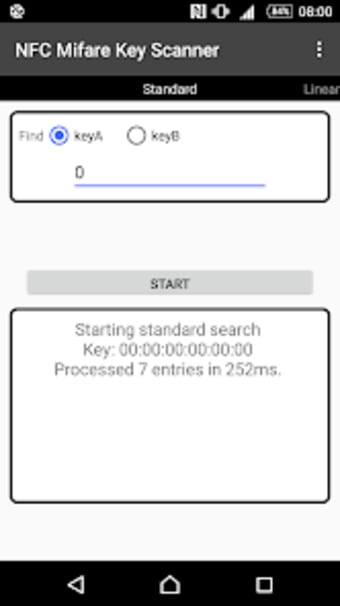 NFC MIFARE Card Key Scanner
