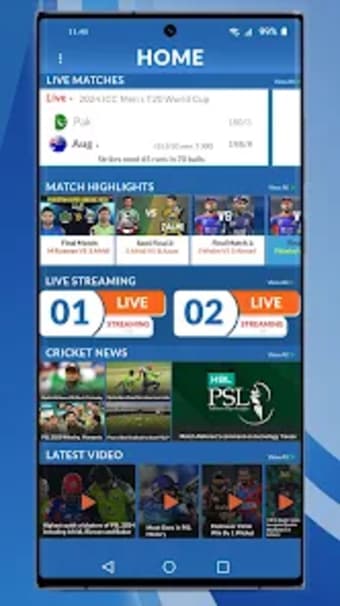 PTV Sports: Live Cricket Score
