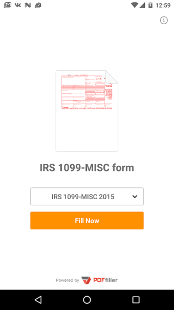 IRS Form 1099 MISC: Sign Income Tax Return eForm