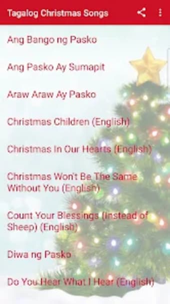 Tagalog Christmas Songs