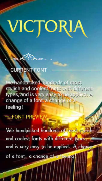 Victoria Font for FlipFont , Cool Fonts Text Free