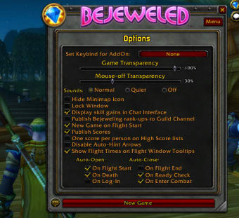 Bejeweled for World of Warcraft