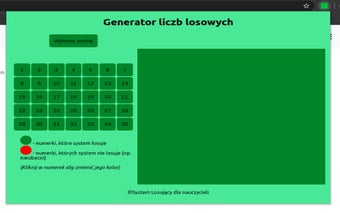 Losowy numerek - Generator Liczb Losowych