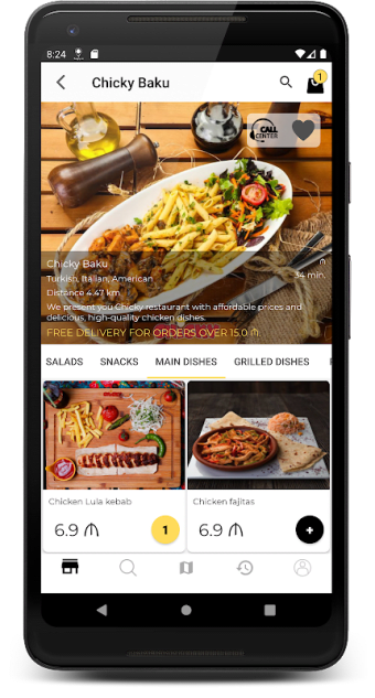 Hungry.az - food ordering