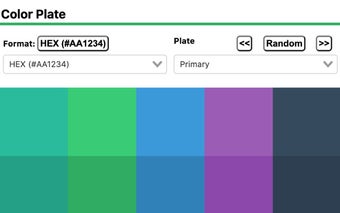 Color Plate Picker