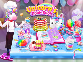 Rainbow Unicorn Secret Cook Book: Food Maker Games