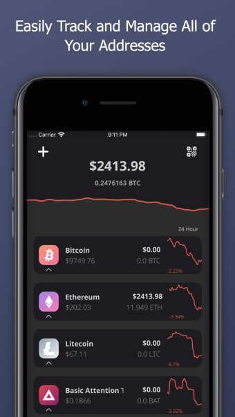 Cold Crypto Asset Tracker