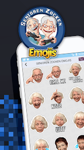 Senioren Zocken Emoji App  GI