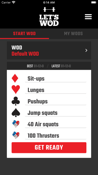 WOD Deck of Cards