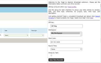 Toggl to OpenAir Timesheets