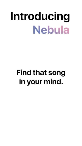 Nebula - Hum and find music