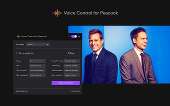 Voice Control for Peacock