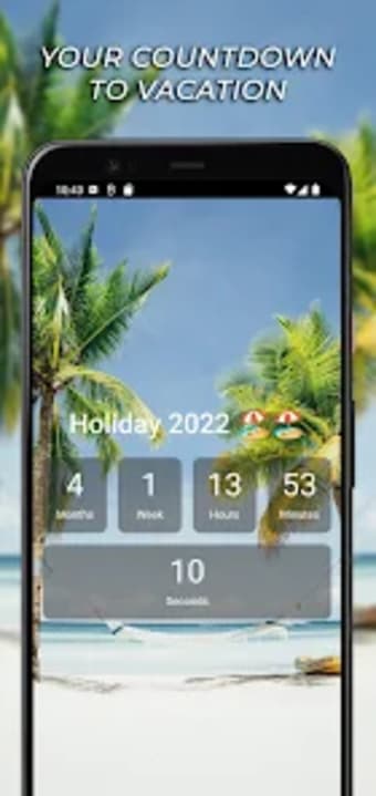 Countdown for VacationHoliday