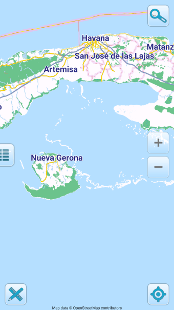 Map of Cuba offline